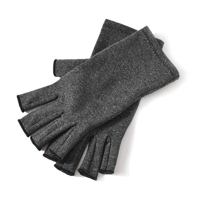 Joint Protection Outdoor Sports Gloves for Women and Men, Relieve Hand Discomfort with 1pair Fingerless Compression Gloves